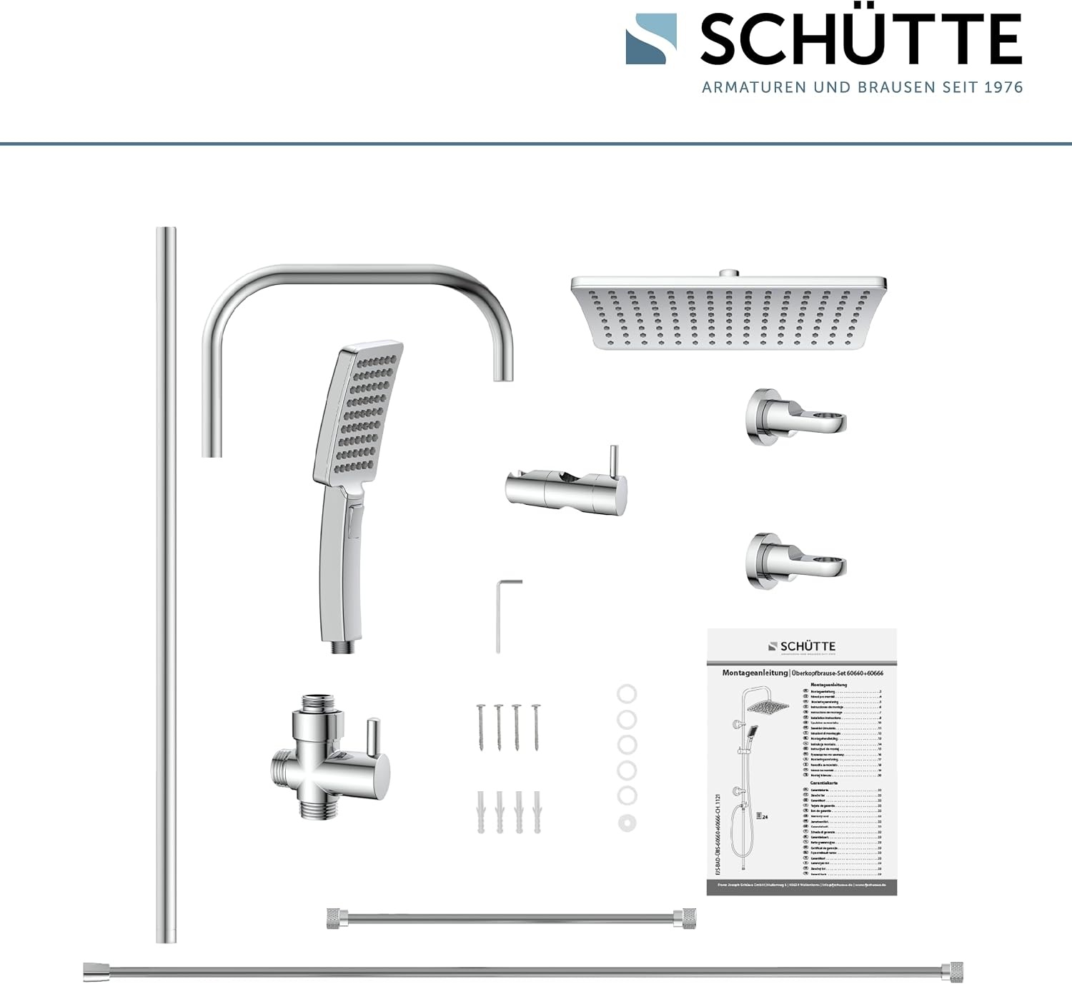 Douchesysteem met Grote Regendouche & Handdouche (34% Korting)