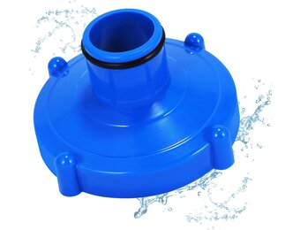 Zwembad Adapter voor Stofzuiger & Zuigslang - 80mm naar 32mm - Blauw - 37% Korting