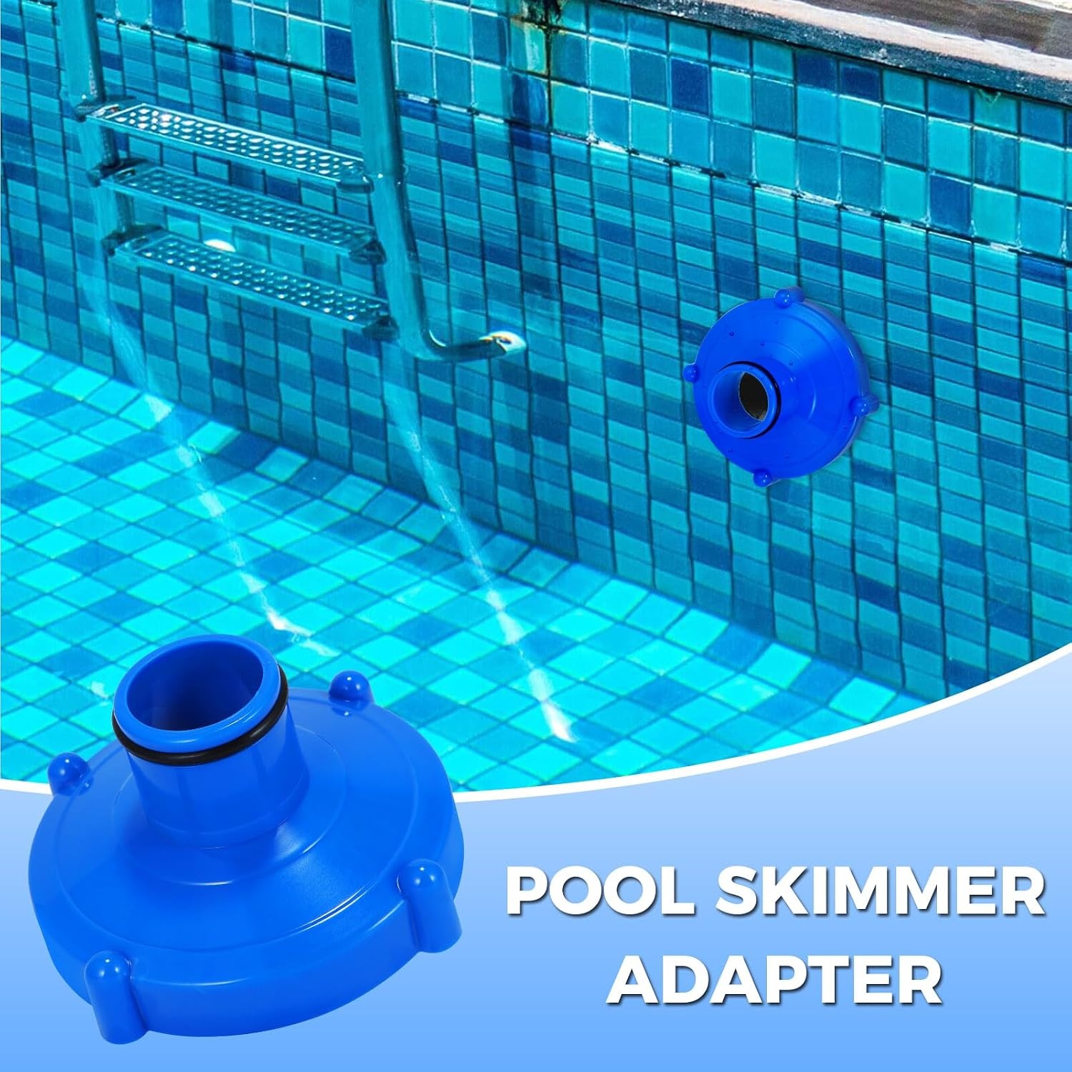 Zwembad Adapter voor Stofzuiger & Zuigslang - 80mm naar 32mm - Blauw - 37% Korting