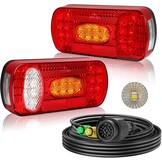 LED Achterlichtset Aanhanger 12V-24V IP67 Waterdicht ECE E57 | 33% Korting