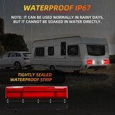 LED Achterlichtset Aanhanger 12V-24V IP67 Waterdicht ECE E57 | 33% Korting