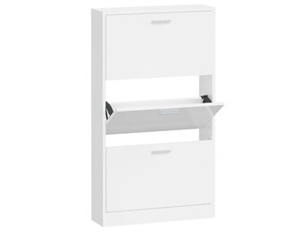 VidaXL Schoenenkast Wit 59x17x108 cm - 54% Korting