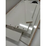 VidaXL Schoenenkast Wit 59x17x108 cm - 54% Korting