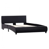 Stijlvol Zwart Bedframe met LED (140x200cm) - 59% Korting!