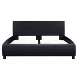 Stijlvol Zwart Bedframe met LED (140x200cm) - 59% Korting!