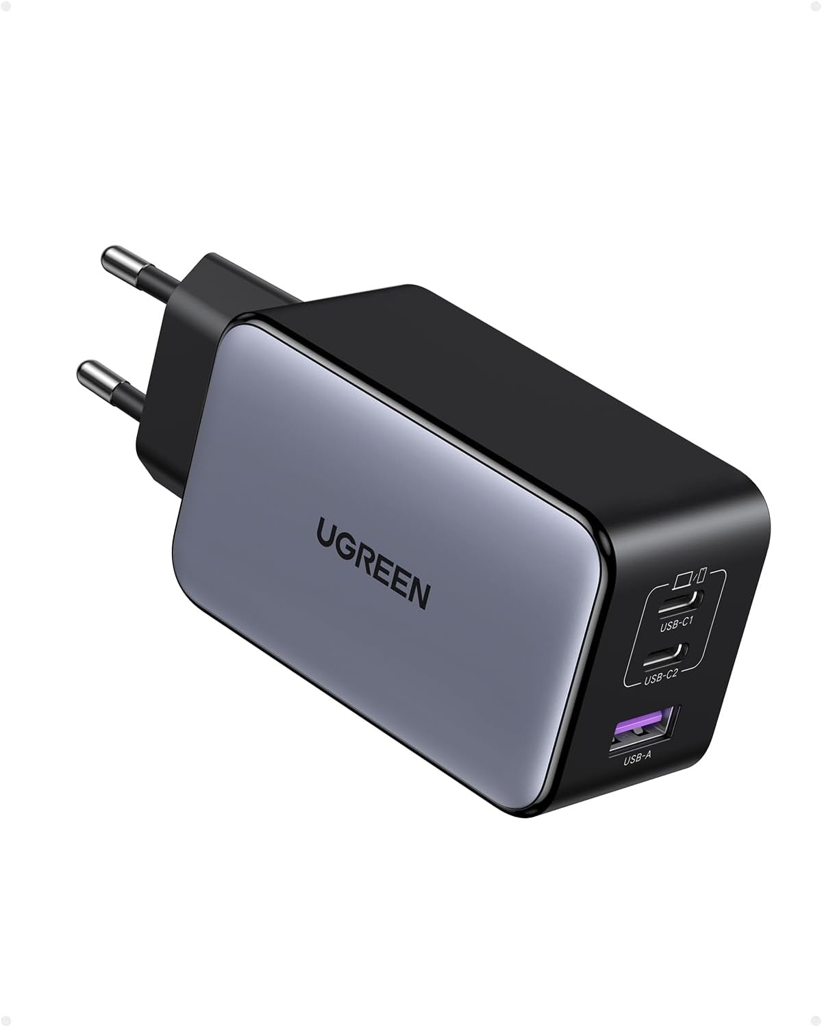 100W Snellader USB-C (3 Poorten) PD 3.0 QC 4.0 Compact - 33% Korting