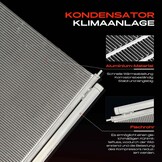 Airco Condensator Aluminium R134a 34% Korting, geschikt voor Hyundai Santa Fé II CM 2.2L-2.7L 2006-2012