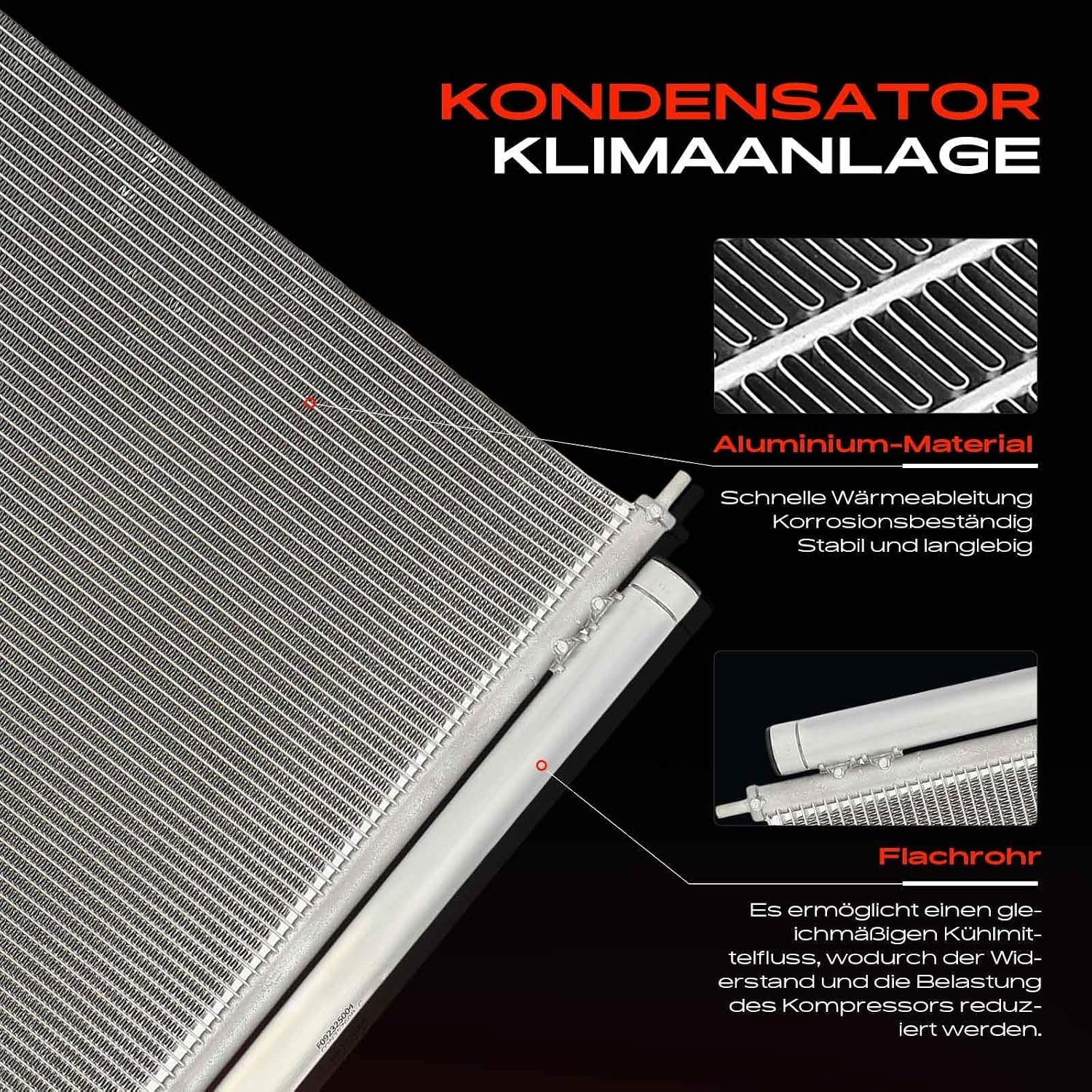 Airco Condensator Aluminium R134a 34% Korting, geschikt voor Hyundai Santa Fé II CM 2.2L-2.7L 2006-2012