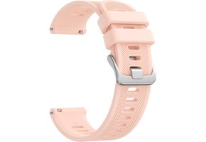 Roze Siliconen Horlogeband 20mm voor Smartwatch | Ademend & Waterbestendig | 48% Korting