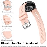 Roze Siliconen Horlogeband 20mm voor Smartwatch | Ademend & Waterbestendig | 48% Korting