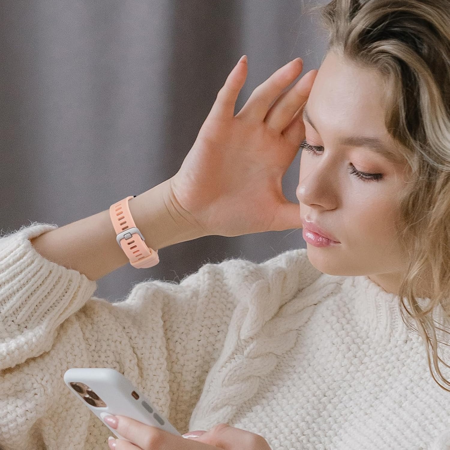 Roze Siliconen Horlogeband 20mm voor Smartwatch | Ademend & Waterbestendig | 48% Korting