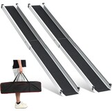 2x Telescopische Rolstoelhelling 2.13m - 272kg - Aluminium - 54% Korting