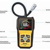 Draagbare Gaslekdetector MESTEK CGD02A - Brandbaar Gas Alarm (34% Korting)