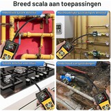 Draagbare Gaslekdetector MESTEK CGD02A - Brandbaar Gas Alarm (34% Korting)