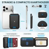 Echt Lederen Kaarthouder Portemonnee - Retro Zwart (33% Korting)