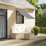 Uittrekbare Luifel 100x150 cm - Antraciet - 34% Korting