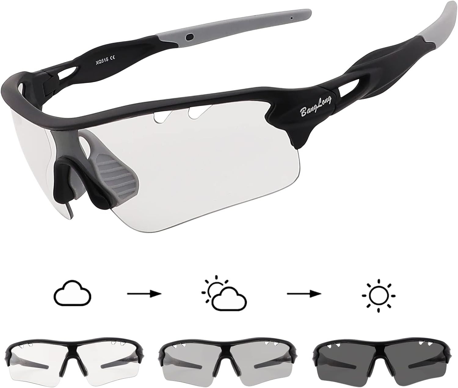 Zelfkleurende Fietsbril met UV400-bescherming - Sport & Outdoor