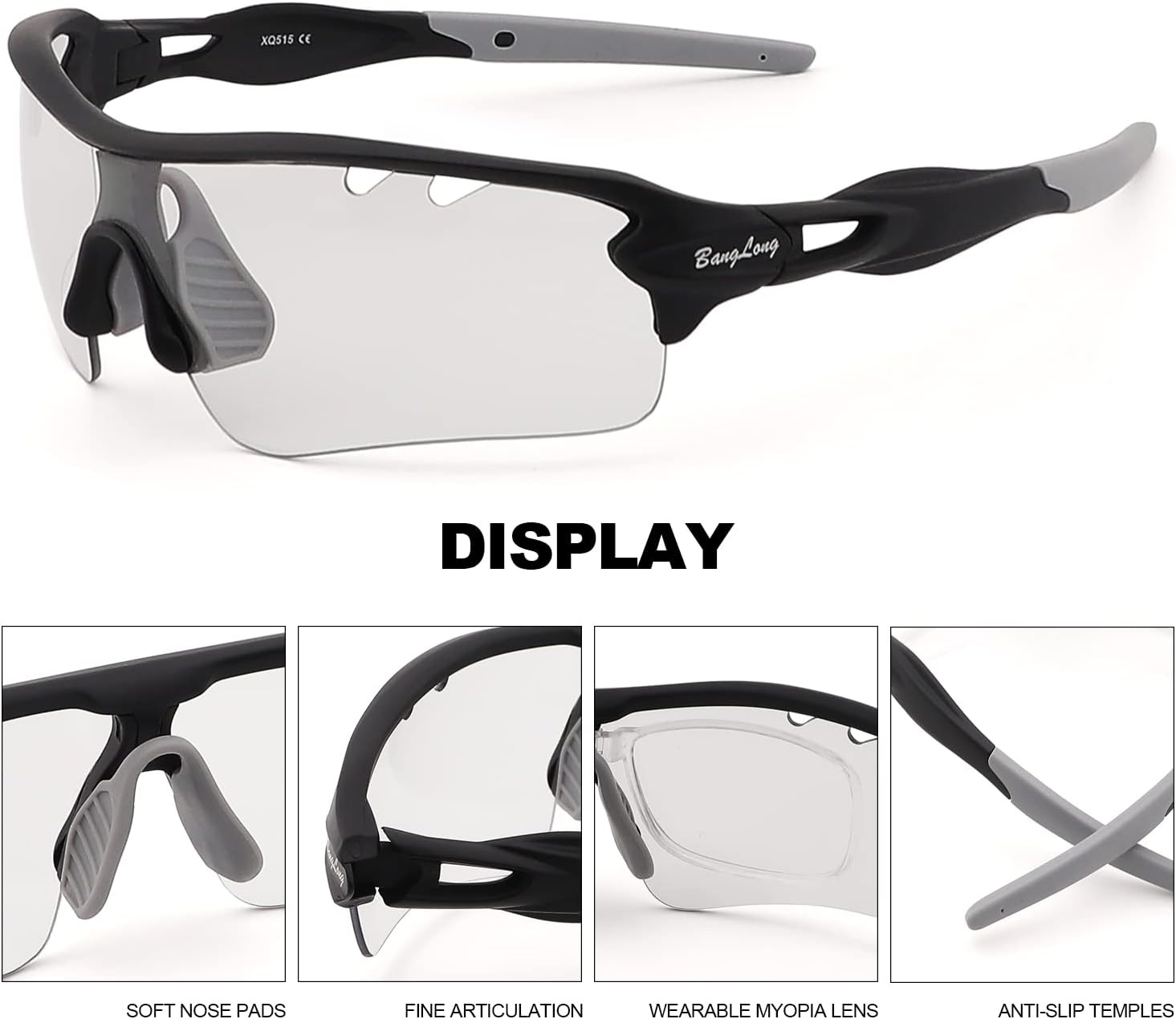 Zelfkleurende Fietsbril met UV400-bescherming - Sport & Outdoor