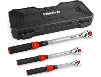 Momentsleutelset Hairich 3-delig: 3-25 Nm, 5-60 Nm, 20-230 Nm (33% Korting)