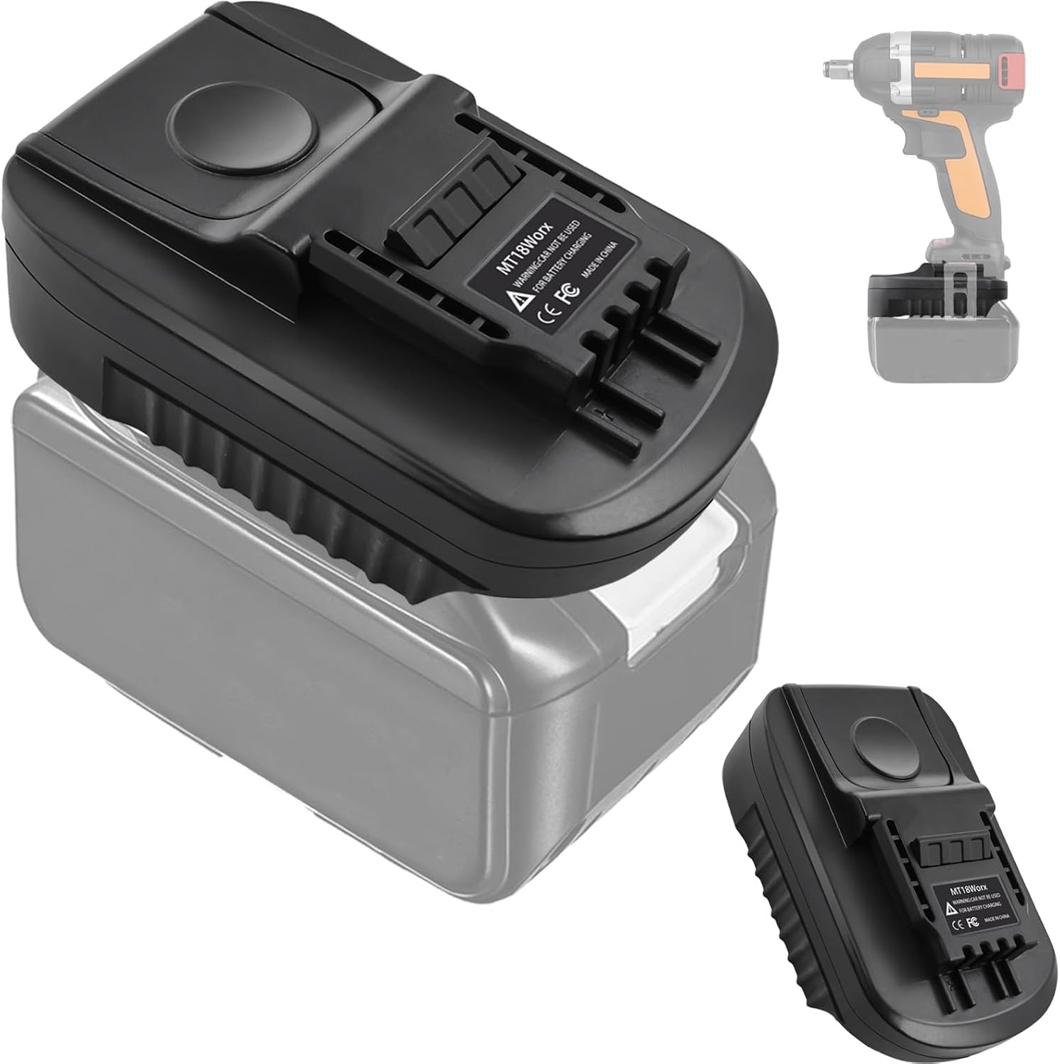 Makita 18V naar Worx 18V-20V Accu-Adapter (30% Korting)
