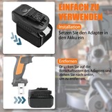 Makita 18V naar Worx 18V-20V Accu-Adapter (30% Korting)
