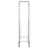 RVS Keukentrolley 16 Dienbladen 38x55x163 cm - 35% Korting!
