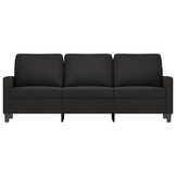 Driezitsbank Zwart Fluweel 180 cm - 44% Korting!