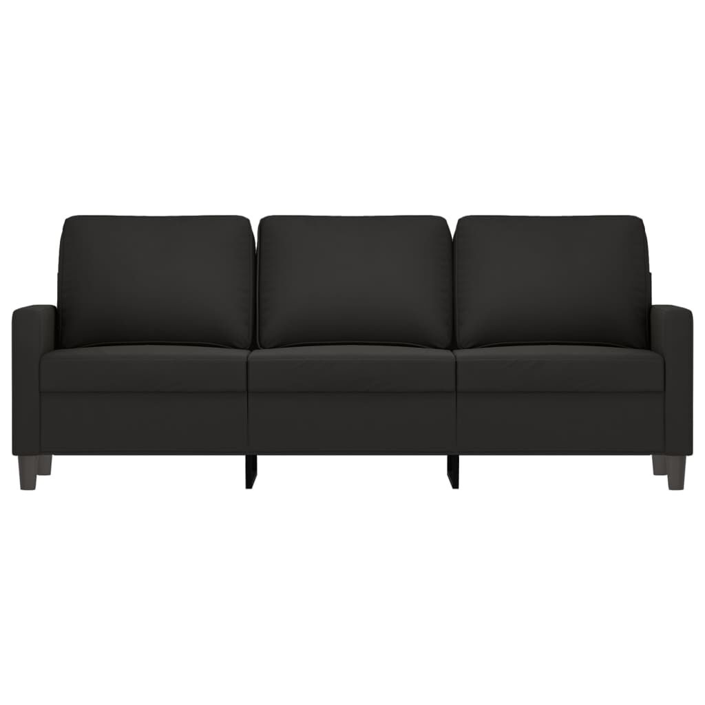 Driezitsbank Zwart Fluweel 180 cm - 44% Korting!