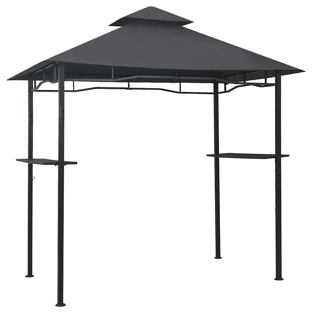 Barbecue Paviljoen Staal 240x150x255 cm Antraciet - 41% Korting