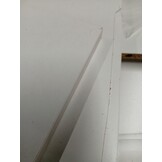 Wandkast Bedkast 2 Laden Wit - 49x34.5x20 cm - Bewerkt Hout met 53% Korting