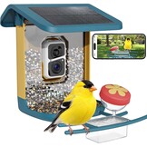 Slim Vogelvoeder met Camera & Zonne-energie - 2K HD, 1.8L - 34% Korting