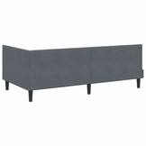 VidaXL Hoekbedframe Donkergrijs Fluweel - Bespaar 34%!