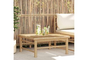 vidaXL Bamboe Tuintafel 65x65x30 cm - 42% Korting