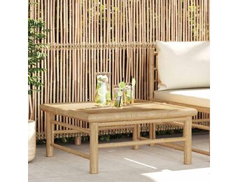 VidaXL Bamboe Tuintafel 65x65x30 cm - 34% Korting
