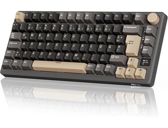 Mechanisch Gaming Toetsenbord 75% QWERTZ Gasket Mount 34% Korting