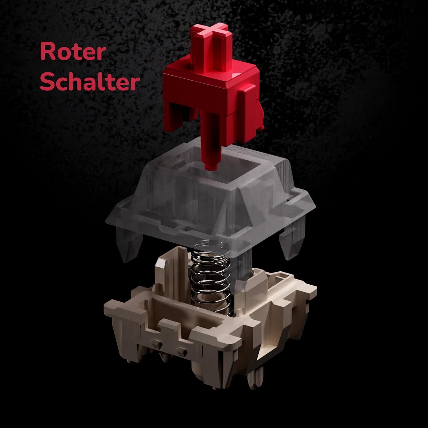 Mechanisch Gaming Toetsenbord 75% QWERTZ Gasket Mount 34% Korting