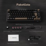 Mechanisch Gaming Toetsenbord 75% QWERTZ Gasket Mount 34% Korting