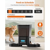 Automatische Voerbak Katten 3.5L Zwart - 33% Korting