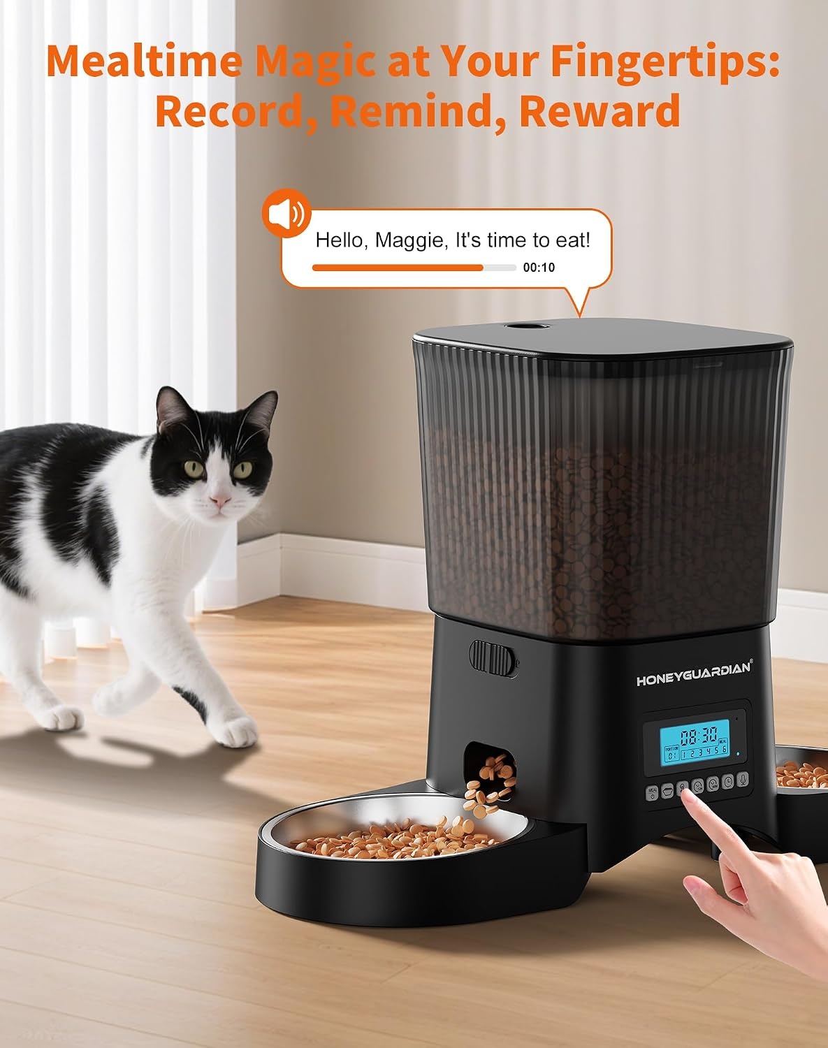Automatische Voerbak Katten 3.5L Zwart - 33% Korting