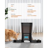 Automatische Voerbak Katten 3.5L Zwart - 33% Korting