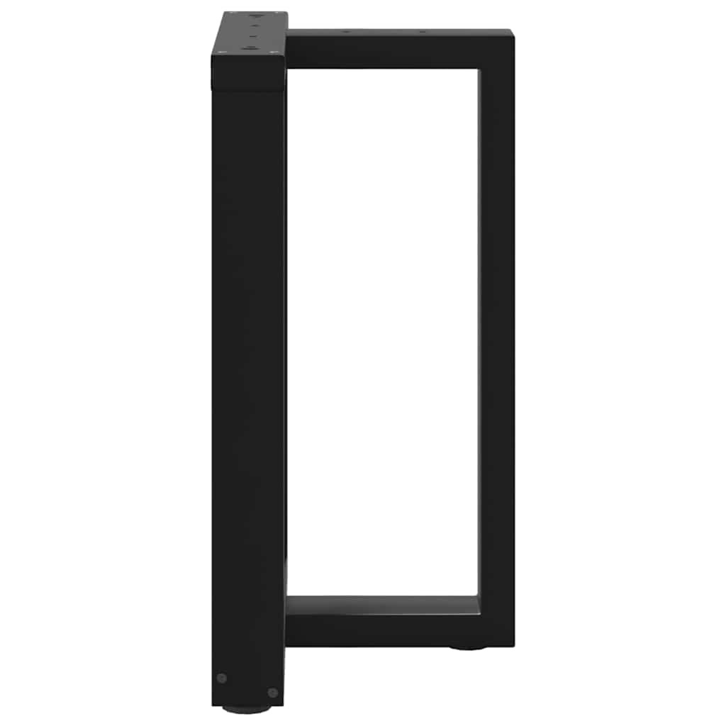 Eettafelpoten T-vormig 2 st Staal Zwart 60x35 cm - 34% Korting