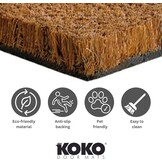 Deurmat Kokosvezel Antislip 60x40cm - 31% Korting