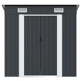 VidaXL Tuinschuur Staal Antraciet 55% Korting