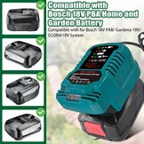 Snellader voor Bosch 18V PBA Accu - 41% Korting