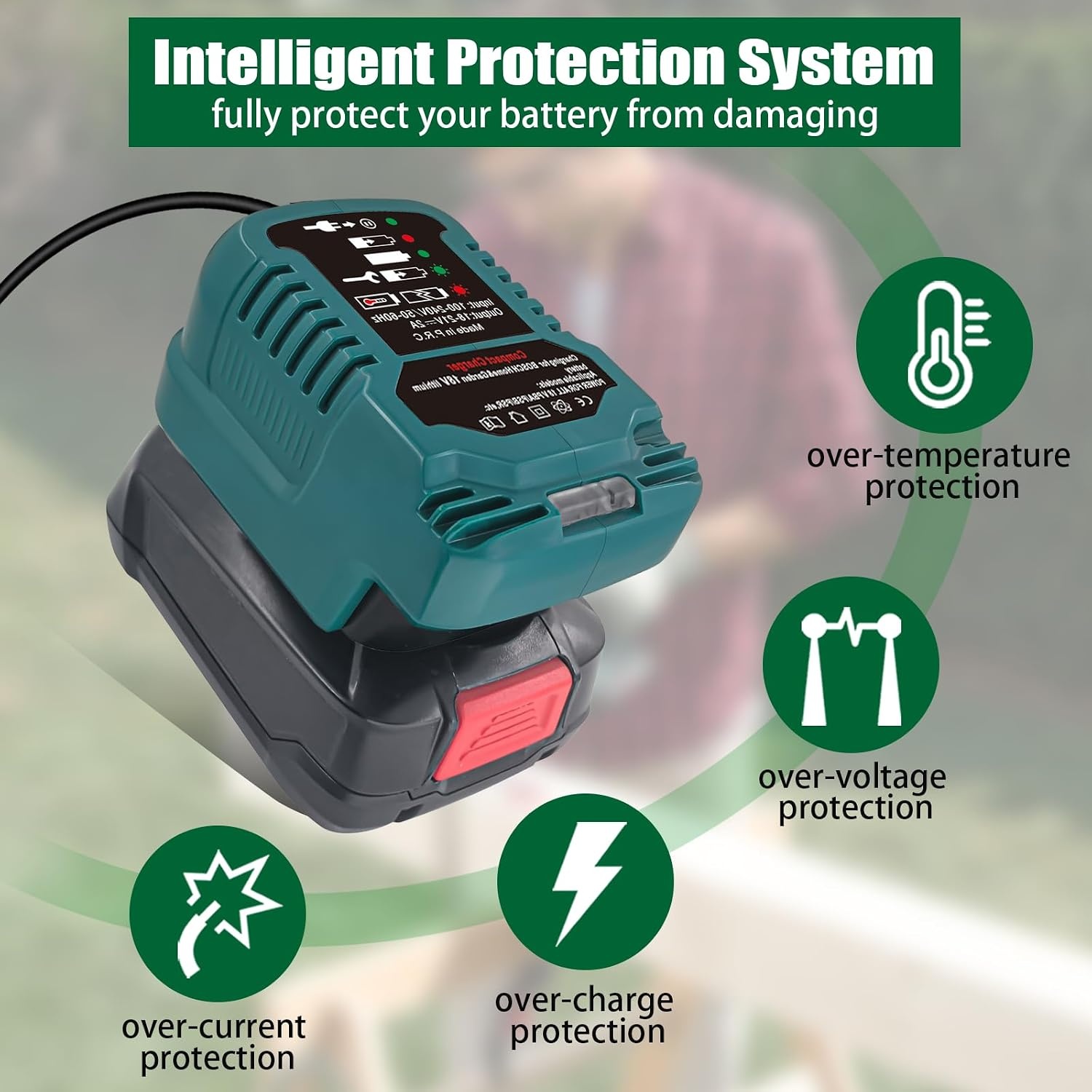 Snellader voor Bosch 18V PBA Accu - 41% Korting