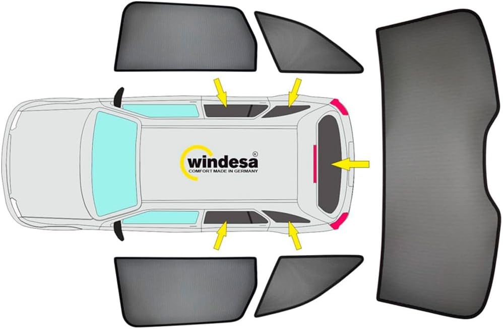 Zonwering set 35% korting, geschikt voor Audi A3 (8Y) Sportback 2020-
