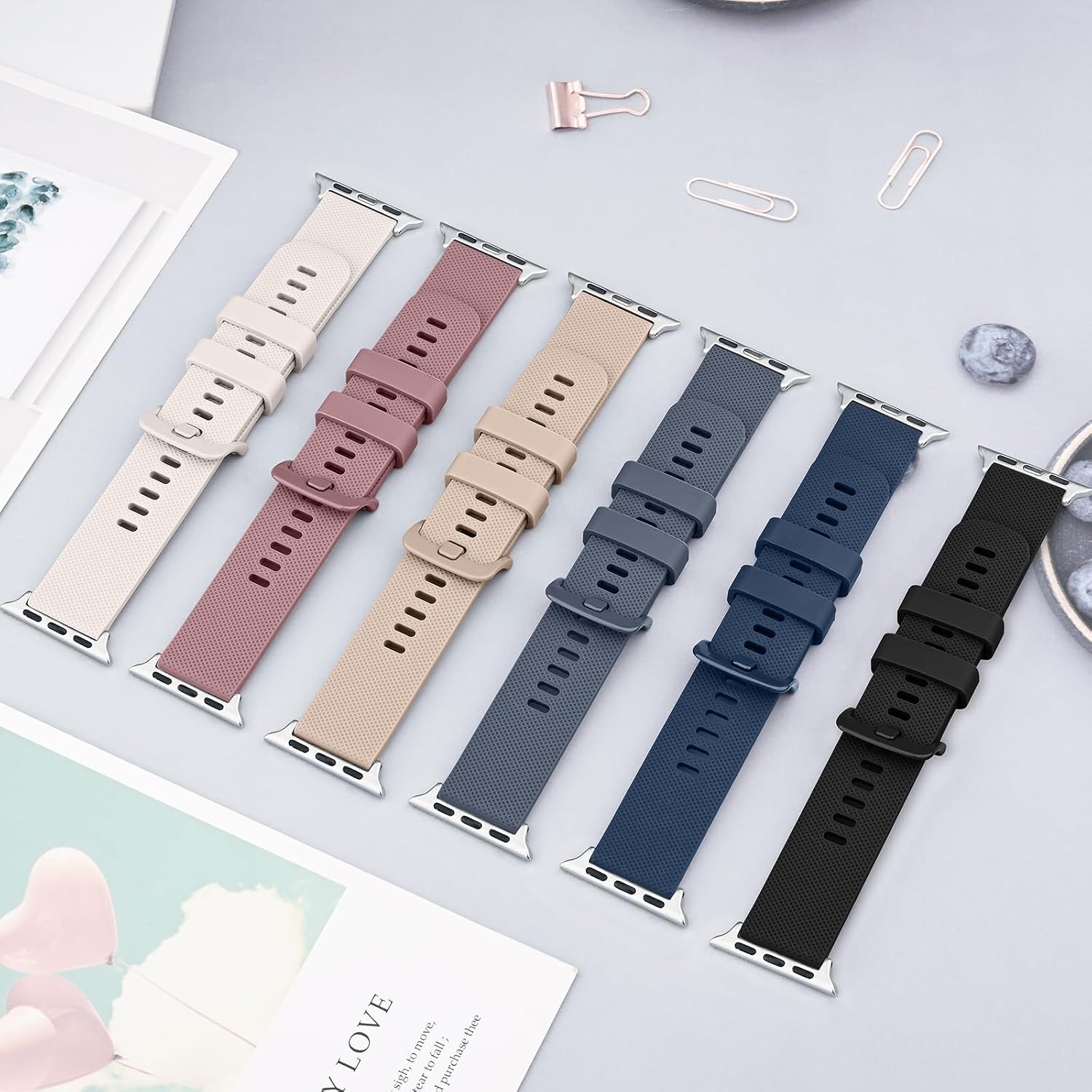 Siliconen Sportarmband Ruitpatroon voor Apple Watch 38-49mm Grijs 6cm - 52% Korting
