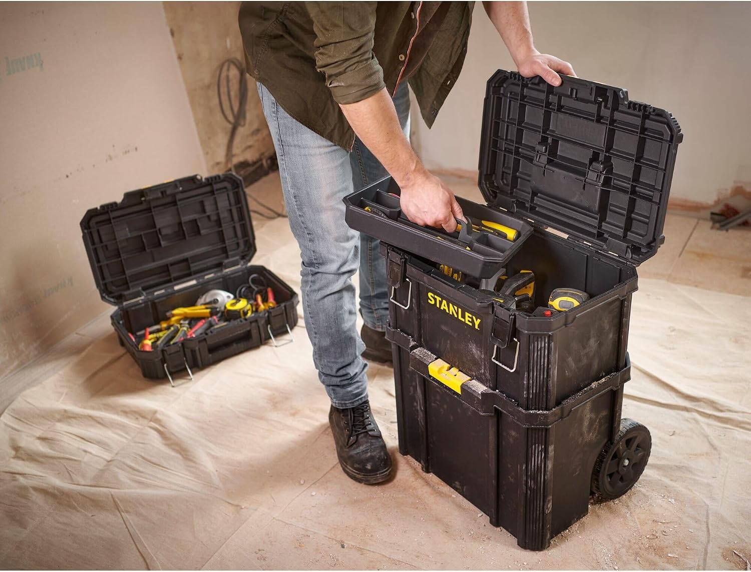 STANLEY 3-in-1 Mobiele Werkplaats - 34% Korting!