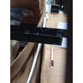 vidaXL Bedframe Metaal Zwart/Wit 90x200 cm - 54% Korting!