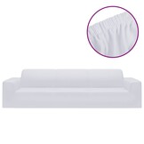 Stretch 4-Zits Bankhoes Jersey Wit - 32% Korting
